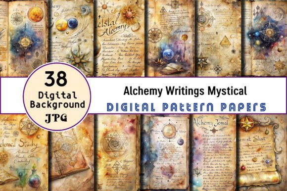 Download Alchemy Writings Mystical Junk Journal - Alchemy Collection