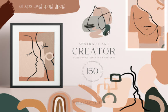 Download Abstract Art Organic Shape Creator Lines - Shape creator Collection